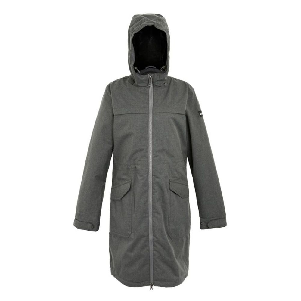 Regatta Womens/Ladies Romine II Waterproof Jacket / Grey Sky Marl/Black